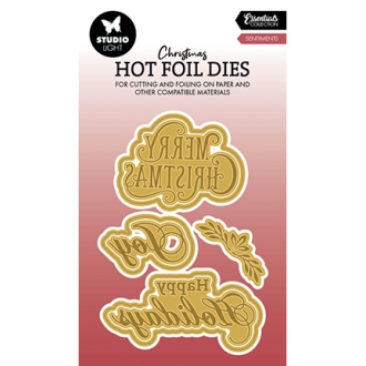 Hot Foil Die - Sentiments...